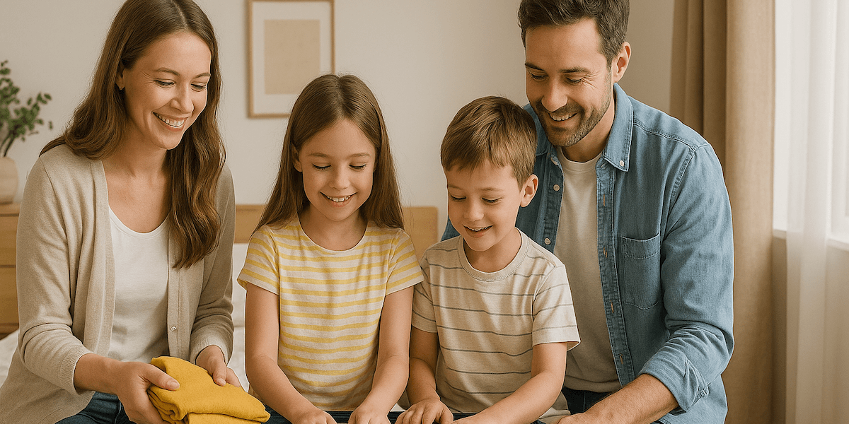 家族旅行のパッキング