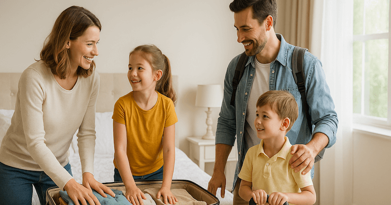 家族旅行で荷物を減らすメリット