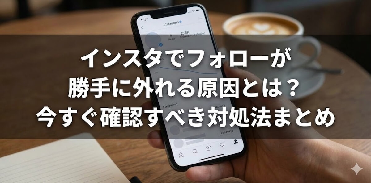 インスタでフォローが勝手に外れる原因とは？今すぐ確認すべき対処法まとめ