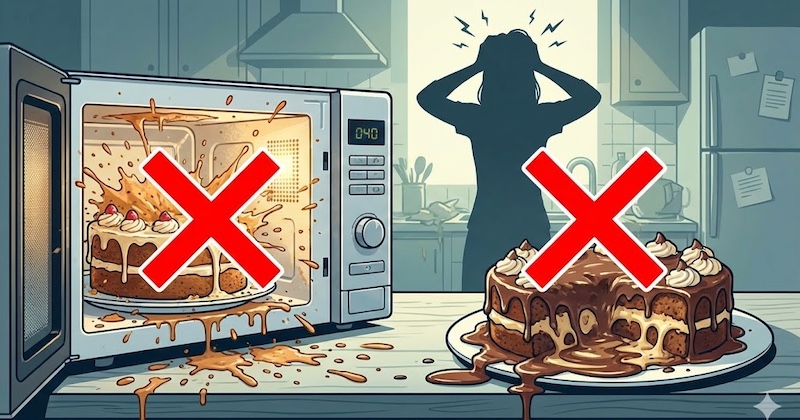 冷凍ケーキの解凍