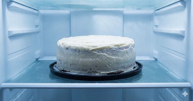 冷凍ケーキの解凍