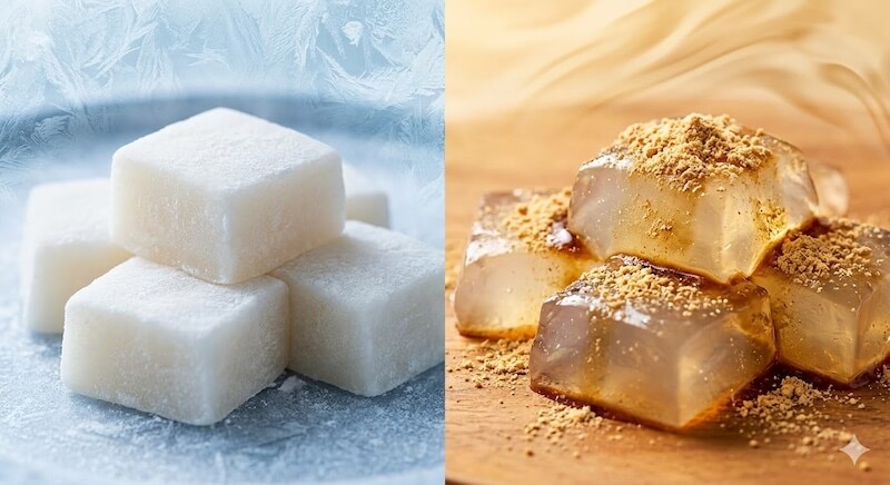 冷蔵庫のわらび餅