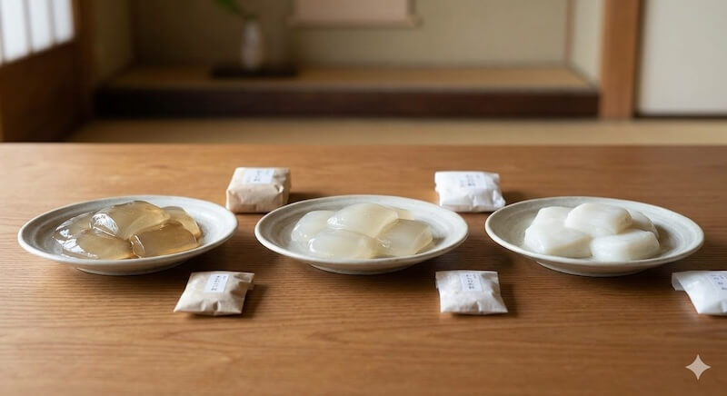 冷蔵庫のわらび餅