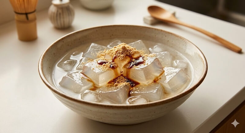 冷蔵庫のわらび餅