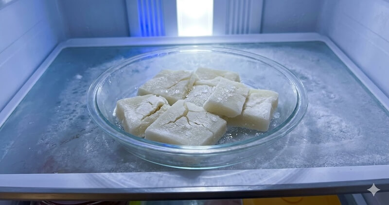 冷蔵庫のわらび餅