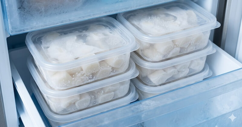 冷蔵庫のわらび餅