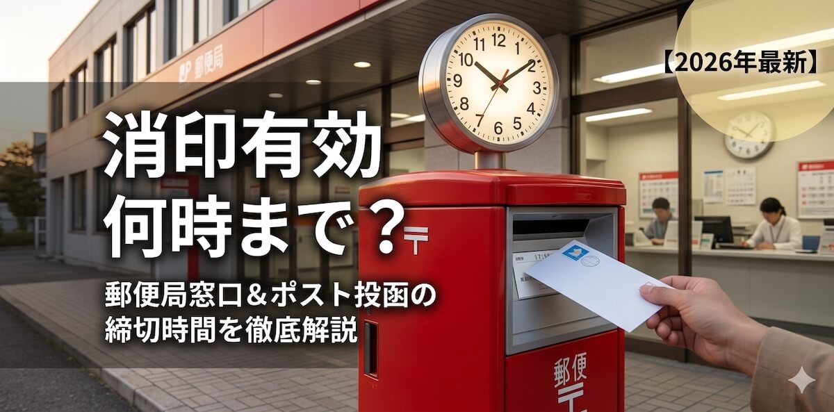 消印有効は何時まで？